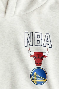 Chandail à capuchon imprimé