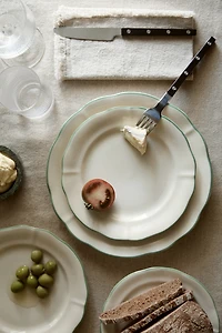 Lot de 2 petites assiettes en grès cérame