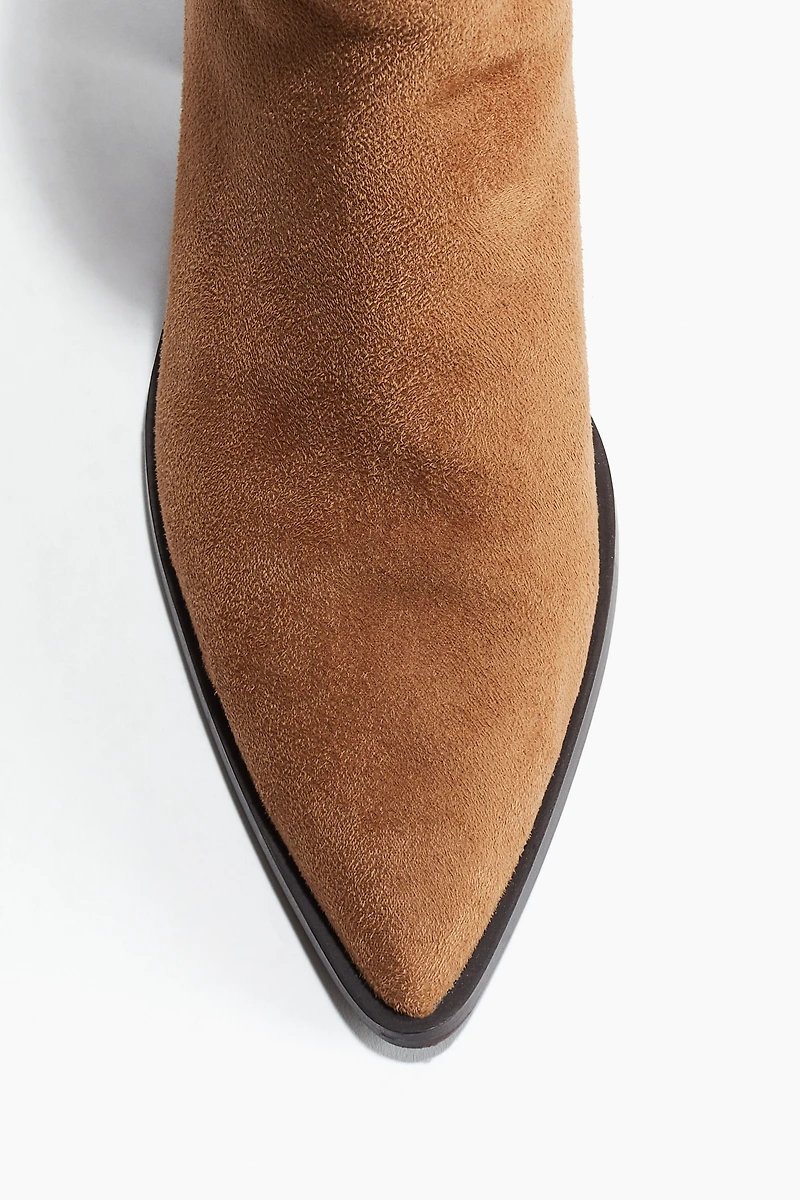 Bottines à bout pointu
