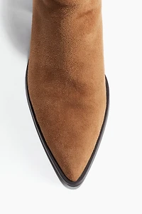 Bottines à bout pointu