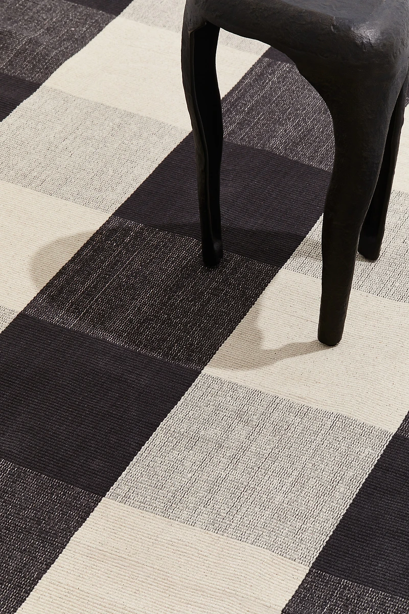 Plaid Flatweave Rug