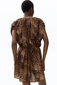 Robe tunique en viscose mélangée