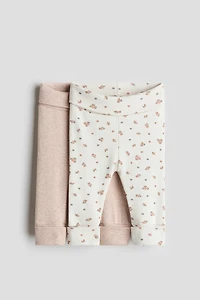 Lot de 2 leggings à taille ajustable