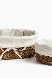 Lot de 2 corbeilles à pain en jonc de mer