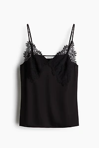 Lace-Detail Camisole Top
