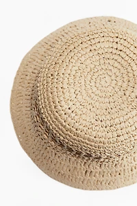 Straw Bucket Hat