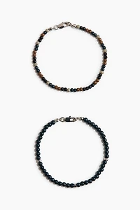 2-Pack Beaded Bracelets