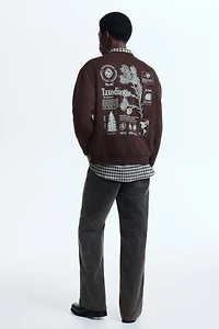 Chandail imprimé Coupe Flottante