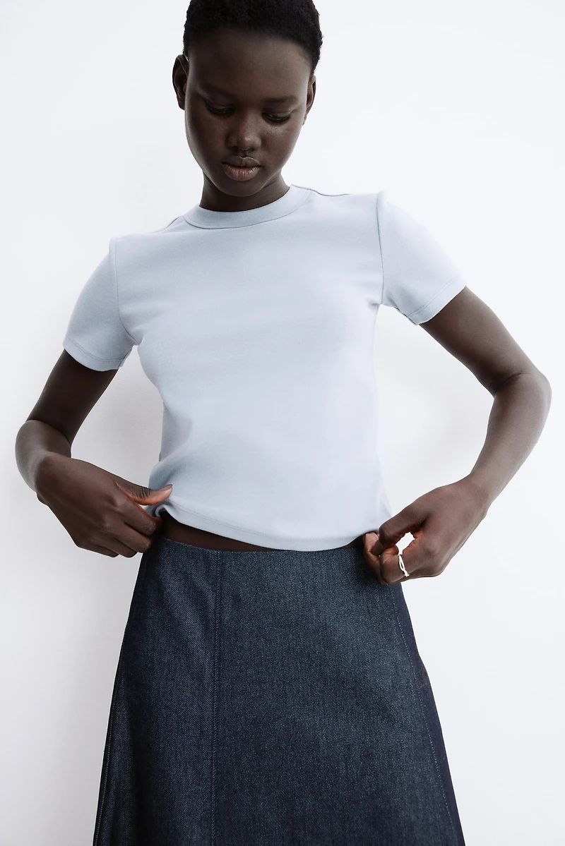 Fitted Cotton T-Shirt