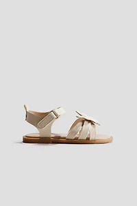Appliquéd Strappy Sandals