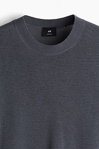 Regular Fit Hole-Knit T-Shirt