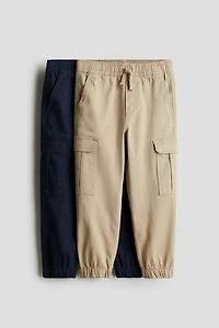 Lot de 2 pantalons cargo