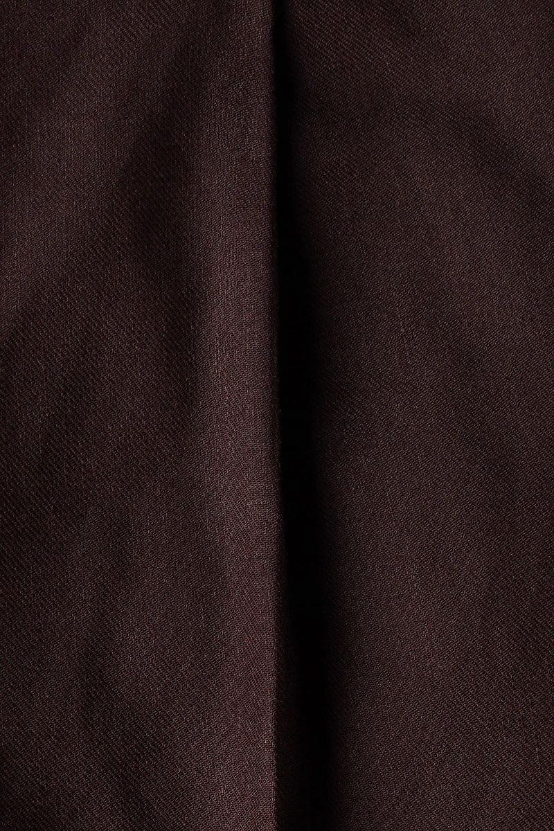 Relaxed-Fit Tailored Linen-Blend Pants