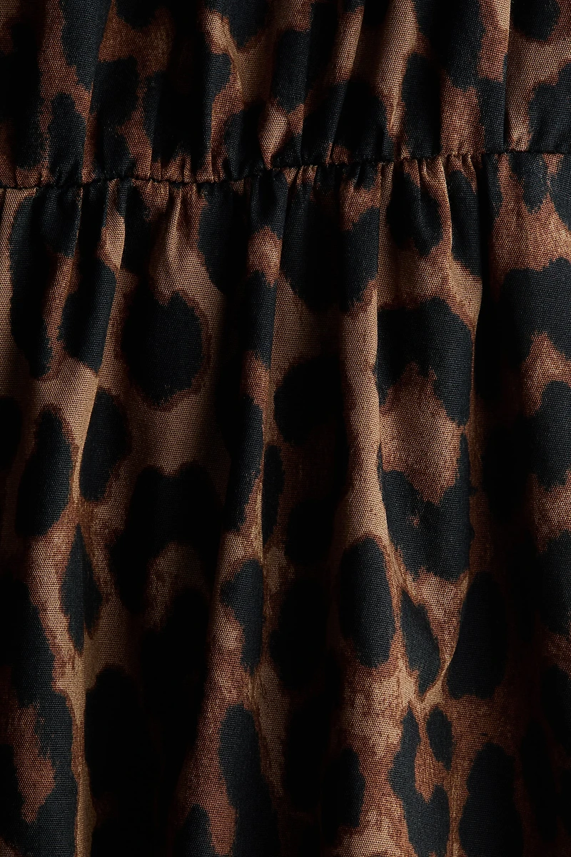 Short-Sleeved Shirt Dress