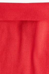 Ribbed Off-the-Shoulder Top