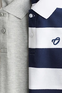 Lot de 2 polos en coton
