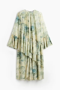 Ruffled Chiffon Dress