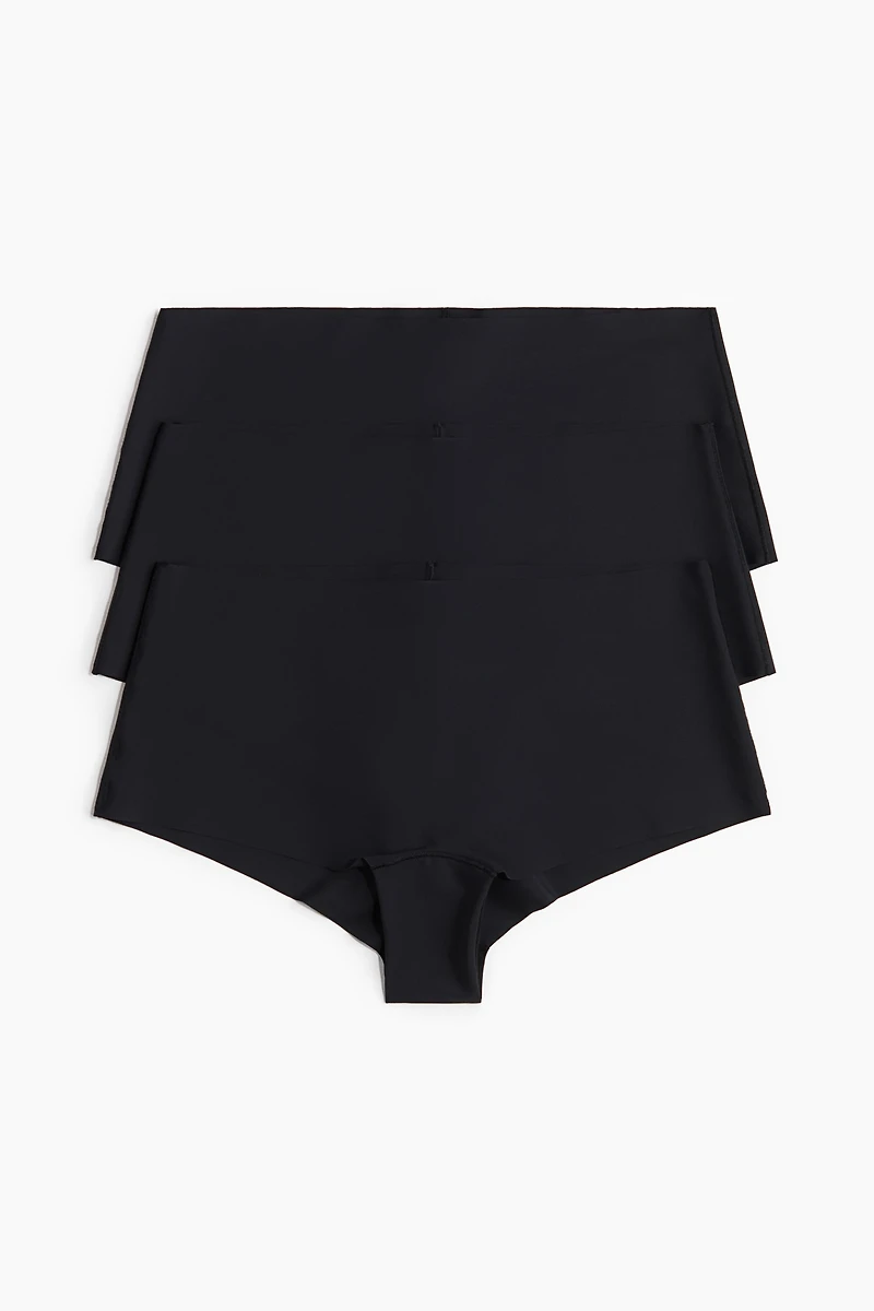 3-Pack Microfiber Shortie Briefs