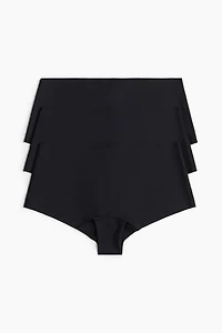 3-Pack Microfiber Shortie Briefs