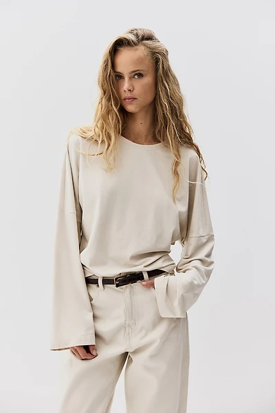 Haut à manches longues en coton