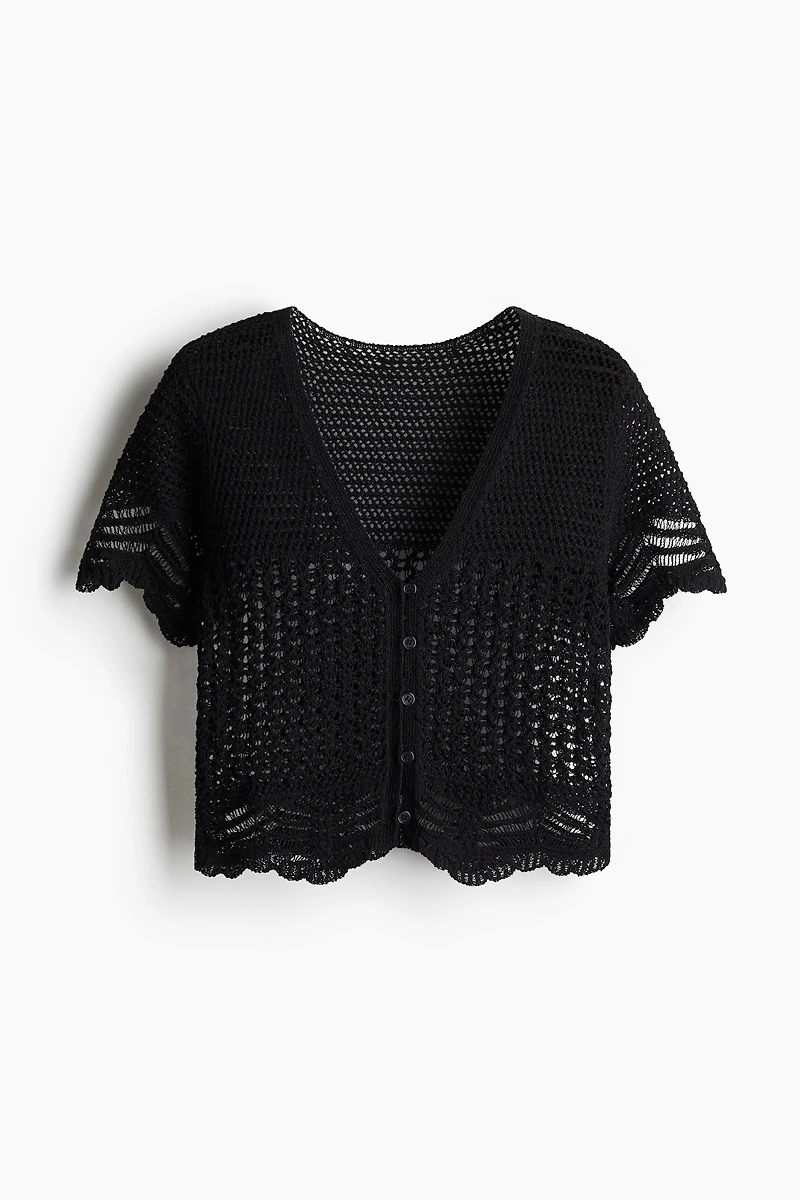 Crochet-Look Beach Top
