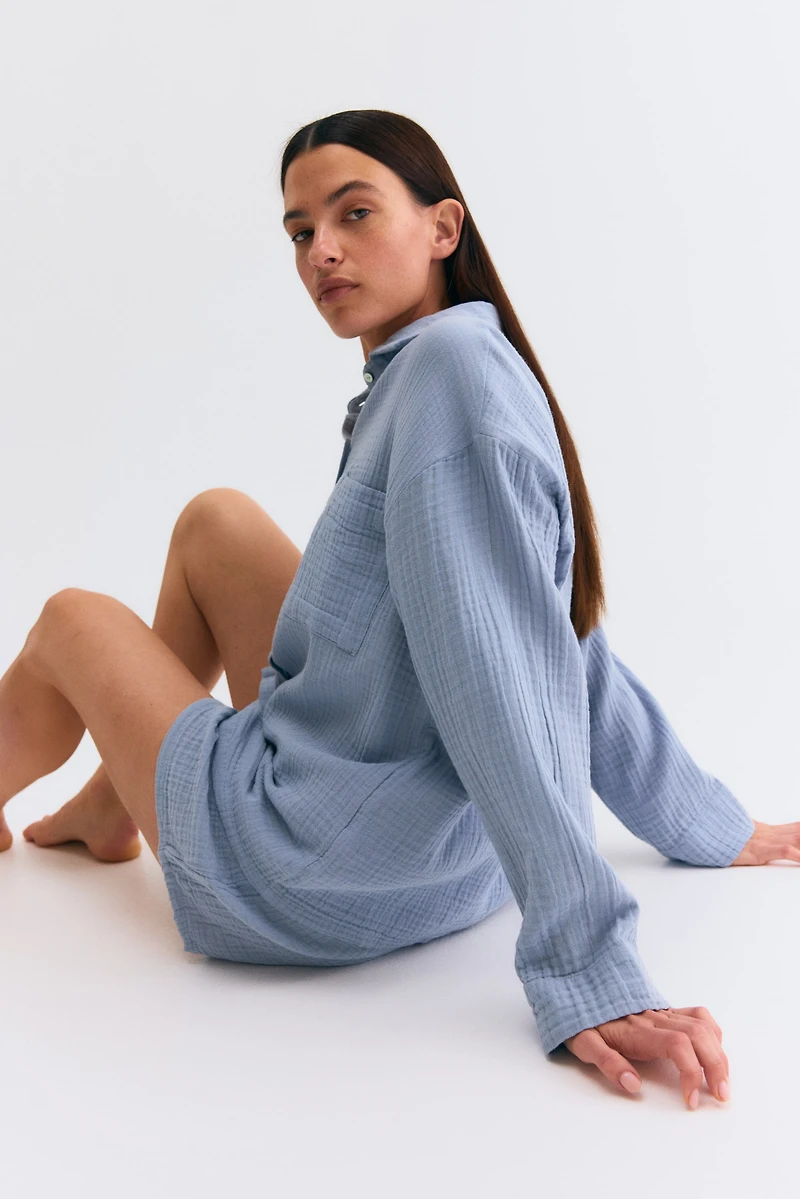 MAMA Before & After Muslin Pajamas