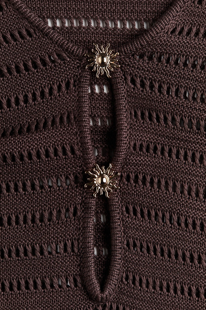 MAMA Crochet-Look Dress