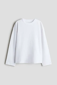 Long-Sleeved Cotton Top