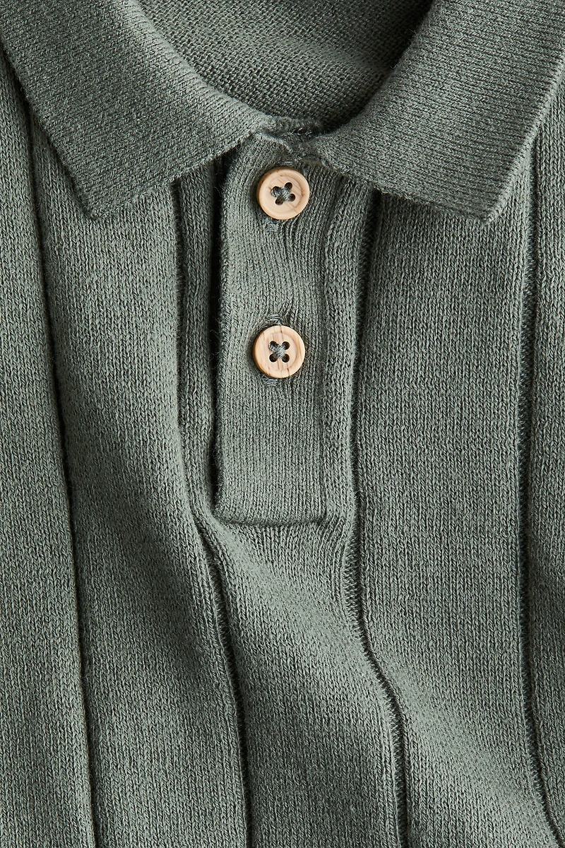 Knit Polo Shirt