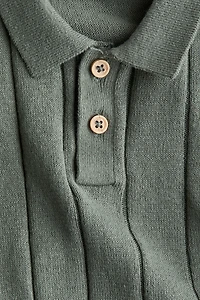 Knit Polo Shirt