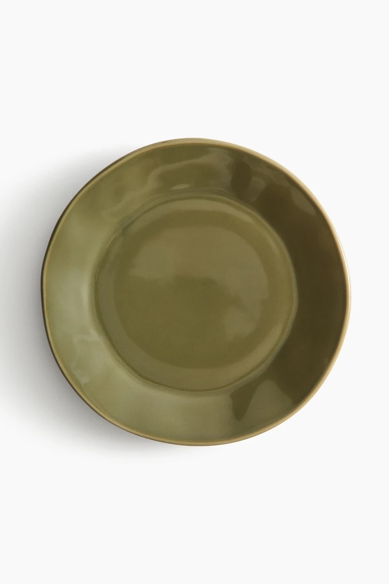 Grande assiette en grès cérame