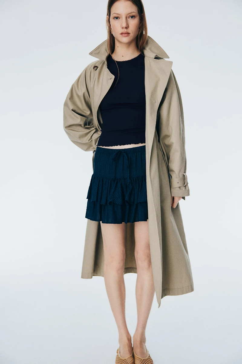 Pointelle Jersey Top