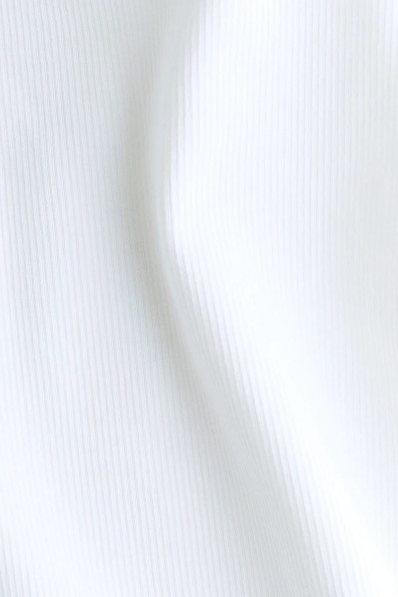 Ribbed Cotton Tank Top
