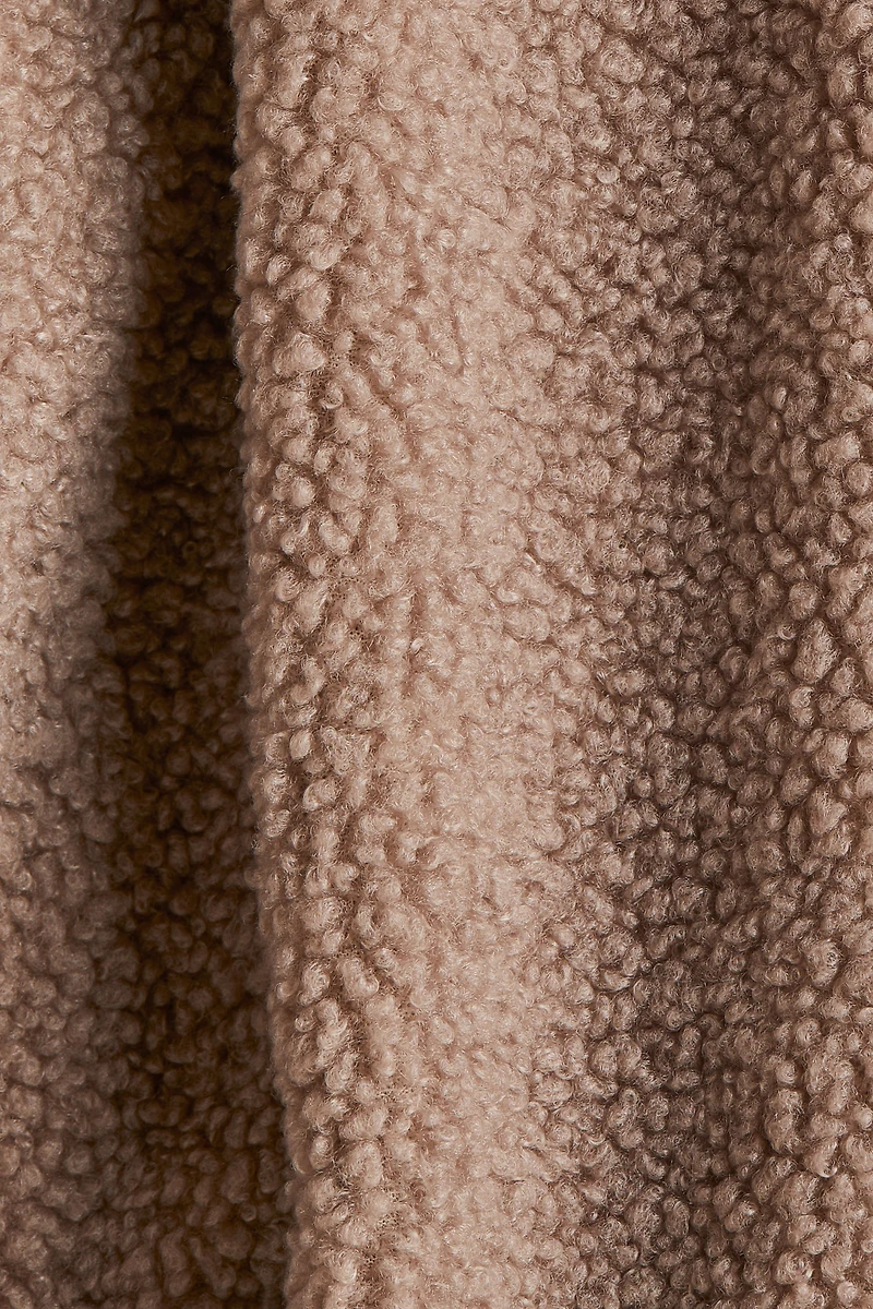 Half-Zip Teddy Fleece Jacket