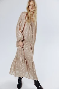 Jacquard-Weave Dress