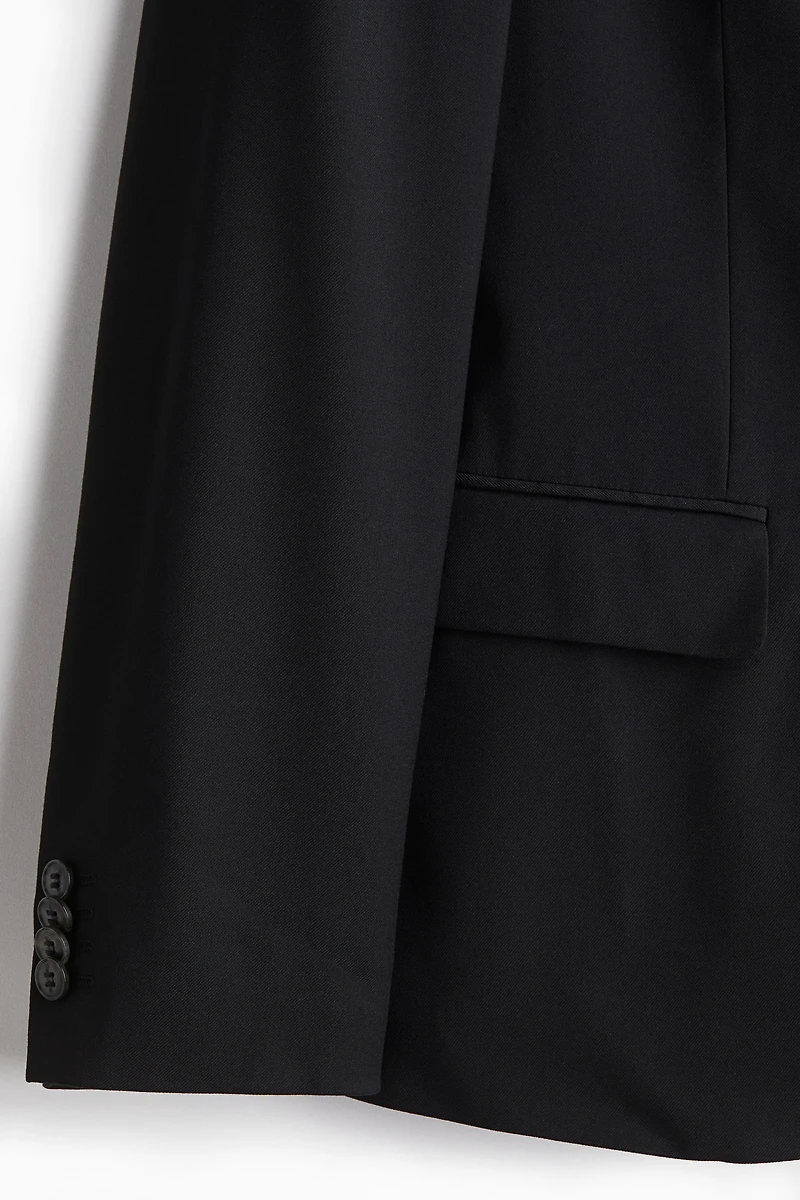 Skinny-Fit Single-Breasted Jacket