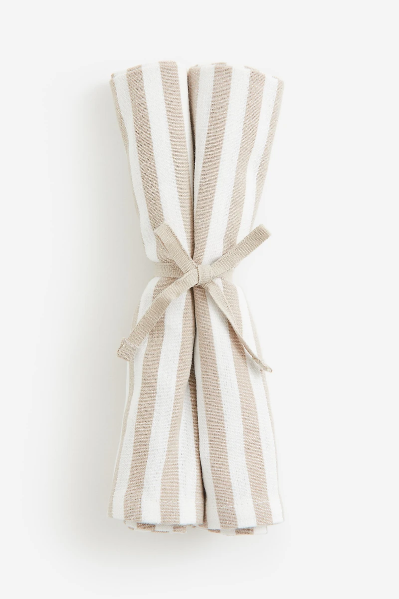 Lot de 2 serviettes table