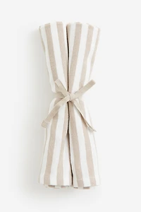 Lot de 2 serviettes table