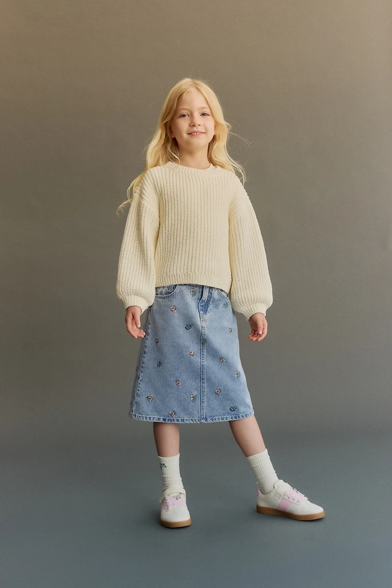 Chenille-Knit Sweater