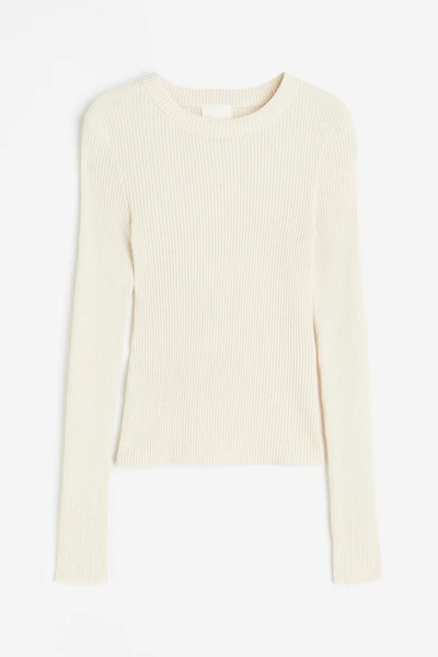 Rib-knit Top