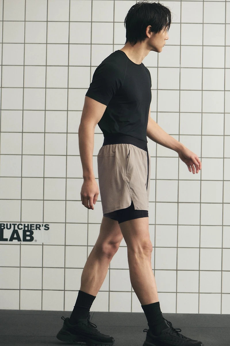 Double-Layered Sports Shorts with DryMove™
