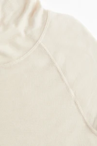 Wool Hooded Sports Top