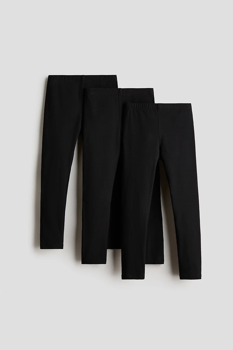 3-Pack Cotton Leggings