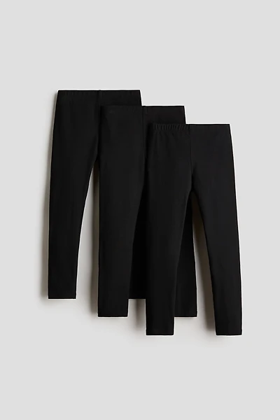 3-Pack Cotton Leggings