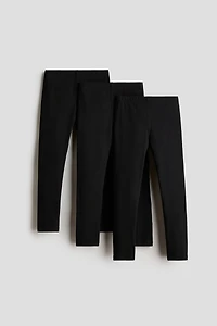 3-Pack Cotton Leggings