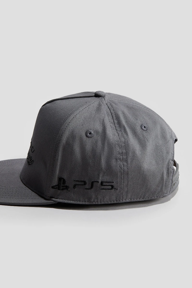Cap with Printed Motif