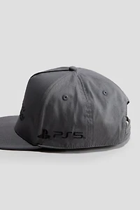 Cap with Printed Motif