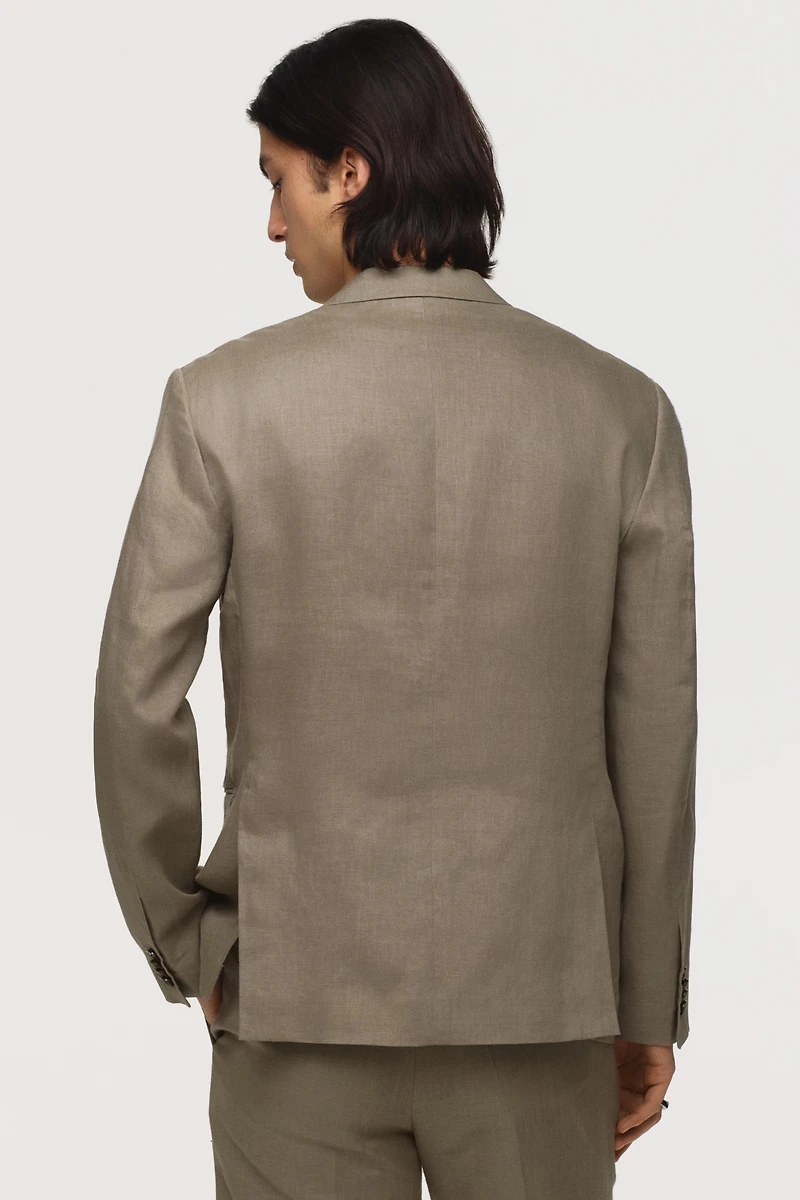 Slim-Fit Linen Jacket