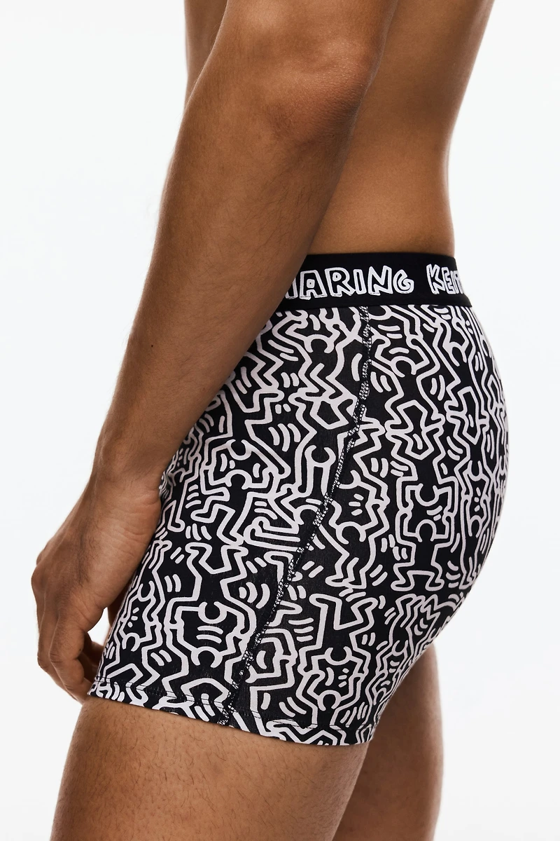 3-Pack Printed Cotton Boxer Briefs