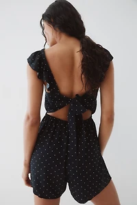 Tie-Back Romper